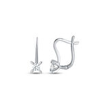 0.20 Karat Pırlanta Tektaş Küpe