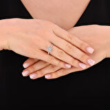 0.12 Karat Baget Pırlanta Yüzük