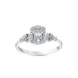 0.12 Karat Baget Pırlanta Yüzük