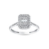 0.16 Karat Baget Pırlanta Yüzük