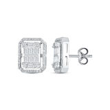 Baget Pırlanta Küpe