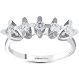 0.70 Karat Pırlanta Beştaş Yüzük