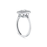 0.16 Karat Baget Taşlı Pırlanta Yüzük