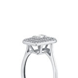 0.16 Karat Baget Taşlı Pırlanta Yüzük