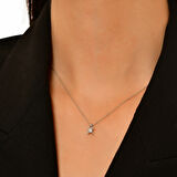 0.10 Karat Pırlanta Tektaş Kolye