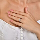 0.50 Karat Kalp Formlu Pırlanta Yüzük