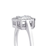 0.40 Karat Baget Pırlanta Yüzük