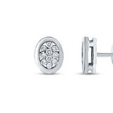 0.13 Karat Pırlanta Fantezi Küpe