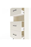 Arges Dolap Tek Raflı 3 Çekmeceli 60x30x134 Aytaşı-Aytaşı