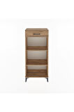 Arges Dolap 2 Raflı Tek Çekmeceli 60x30x134 Çam-Çam