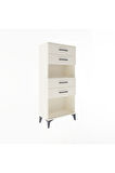 Arges Dolap Tek Raflı 4 Çekmeceli 60x30x134 Aytaşı-Aytaşı