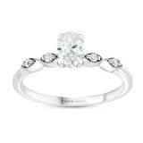 0.34 Karat Oval Pırlanta Tektaş Yüzük