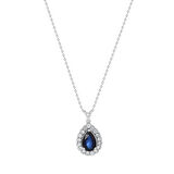 0.12 Karat Safir Renkli Pırlanta Kolye