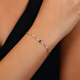 0.29 Karat Safir Taşlı Pırlanta Bileklik