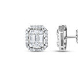 Baget Pırlanta Küpe