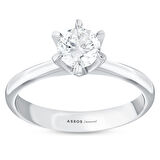 0.61 Karat Pırlanta Tektaş Yüzük