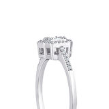 0.19 Karat Baget Pırlanta Yüzük