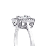 0.34 Karat Baget Pırlanta Yüzük