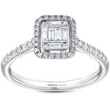 0.36 Karat Baget Pırlanta Yüzük