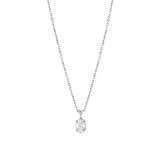 0.20 Karat Oval Pırlanta Tektaş Kolye