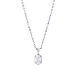 0.20 Karat Oval Pırlanta Tektaş Kolye