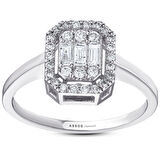 0.40 Karat Baget Pırlanta Yüzük