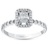 0.12 Karat Baget Pırlanta Yüzük