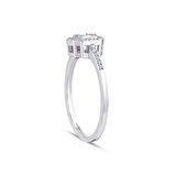 0.18 Karat Baget Pırlanta Yüzük