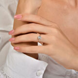 0.16 Karat Baget Pırlanta Yüzük