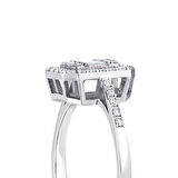 0.38 Karat Baget Pırlanta Yüzük