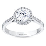 Pırlanta Violet Taşlı Yüzük