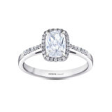 0.14 Karat Topaz Taşlı Pırlanta Yüzük