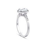 0.14 Karat Topaz Taşlı Pırlanta Yüzük