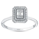 0.20 Karat Baget Pırlanta Yüzük