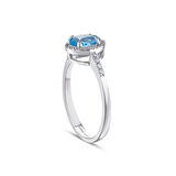 Pırlanta Violet Taşlı Yüzük