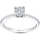 0.15 Karat Pırlanta Buket Yüzük