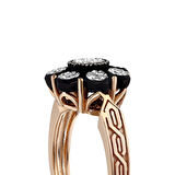 0.06 Karat Gül Elmas Yüzük