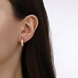 0.08 Karat Pırlanta Halka Küpe