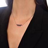 0.05 Karat Başak Figürlü Pırlanta Kolye