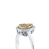 0.29 Karat Damla Formlu Pırlanta Yüzük