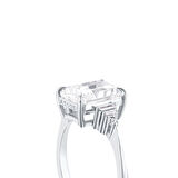 0.11 Karat Pırlanta Violet Taşlı Yüzük