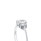 0.15 Karat Pırlanta Violet Taşlı Yüzük