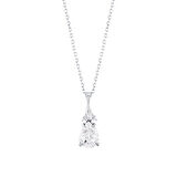 0.08 Karat Pırlanta Violet Taşlı Kolye