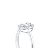 0.18 Karat Pırlanta Damla Yüzük