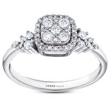 0.38 Karat Pırlanta Fantezi Yüzük