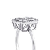 0.34 Karat Baget Taşlı Pırlanta Yüzük