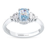 0.14 Karat Violet Taşlı Pırlanta Yüzük