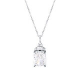 0.12 Karat Violet Taşlı Pırlanta Kolye