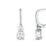 0.17 Karat Violet Taşlı Pırlanta Küpe