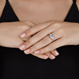 0.21 Karat Violet Taşlı Pırlanta Yüzük